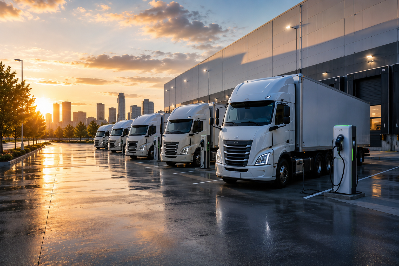 Commercial fleet and charging infrastructure